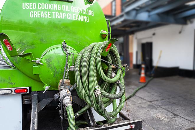 routine grease trap pumping by licensed technician in Walnut Creek CA
